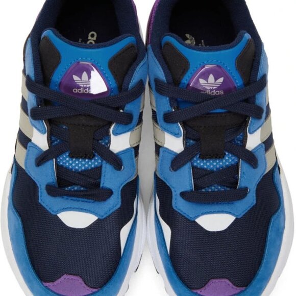 adidas Yung-96 Collegiate Navy / Sesame / Blue Size: 7.5 NIB - Picture 8 of 8